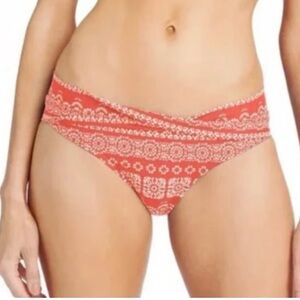 Robin Piccone Isla Twist Bikini Bottoms in‎ Terracotta NWOT